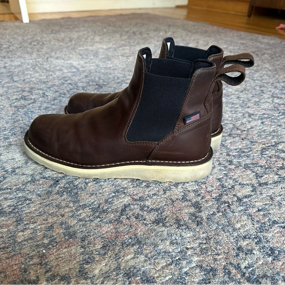 Danner Dark Brown Leather Chelsea Boots - Picture 7 of 9